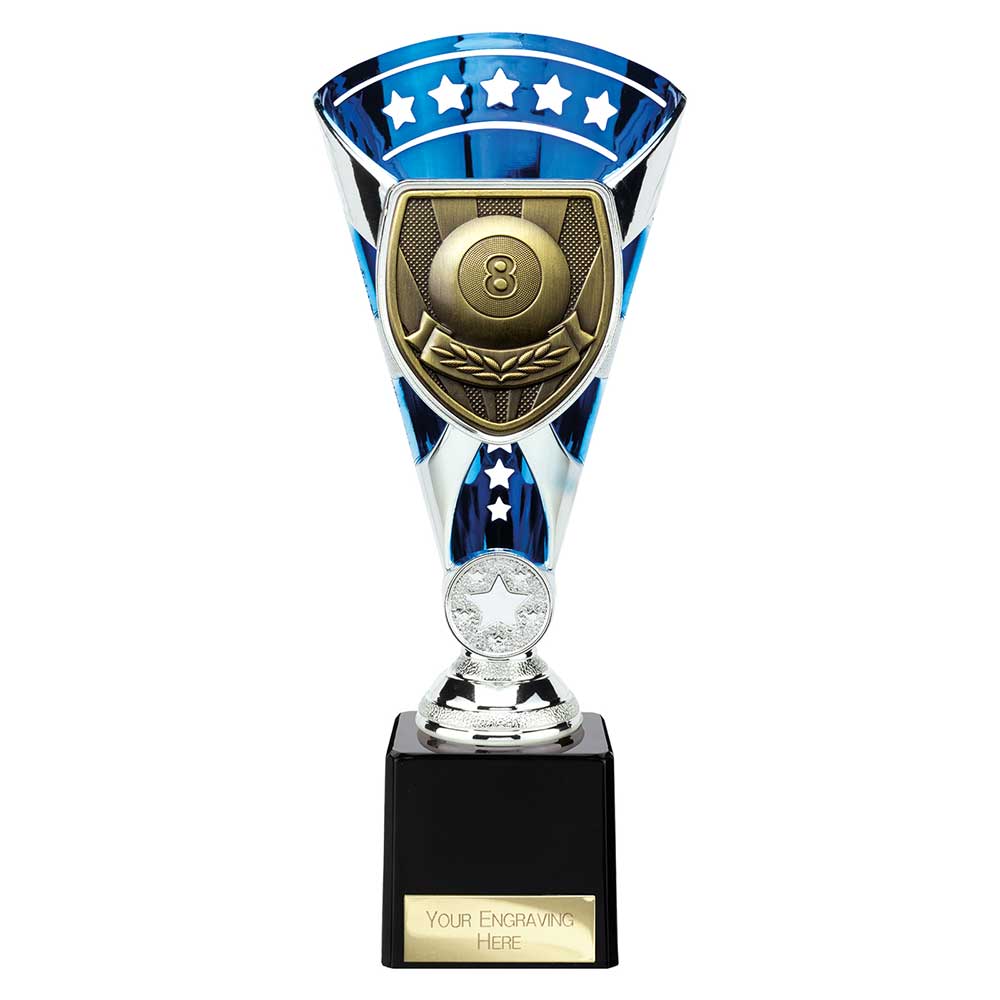 Cobra Star Cup Pool Silver & Blue 230mm