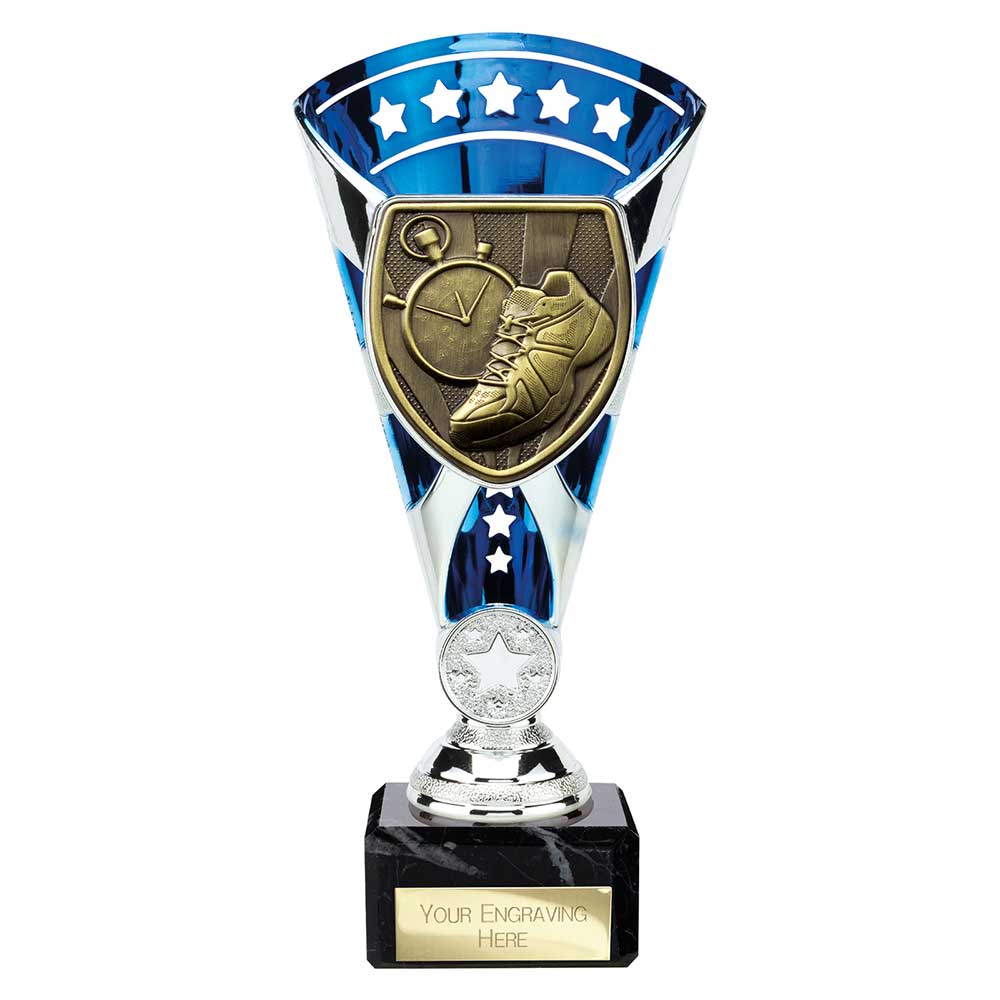Cobra Star Cup Running Silver & Blue 210mm