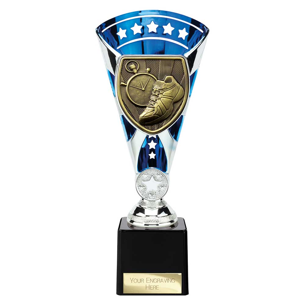 Cobra Star Cup Running Silver & Blue 230mm