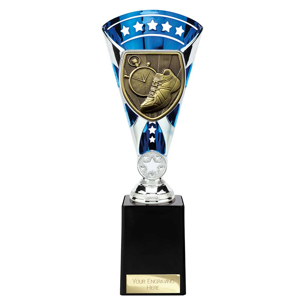 Cobra Star Cup Running Silver & Blue 255mm
