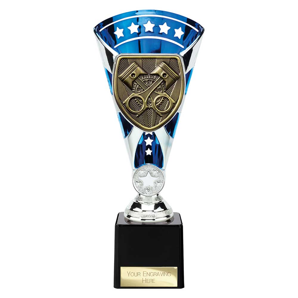 Cobra Star Cup Motorsport Piston Silver & Blue 230mm