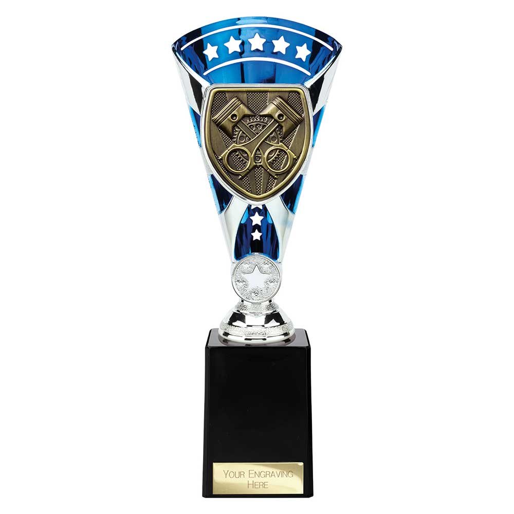 Cobra Star Cup Motorsport Piston Silver & Blue 255mm