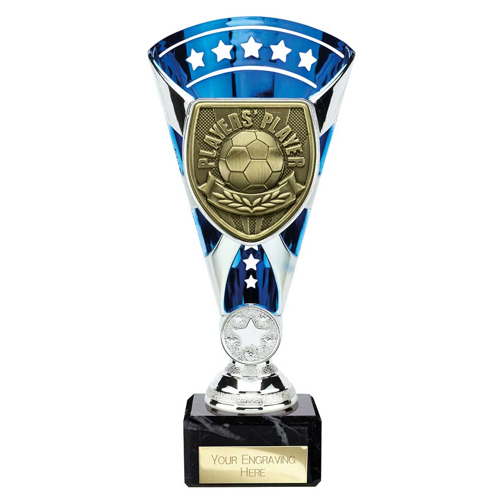 Cobra Star Cup Players Player Silver & Blue 210mm