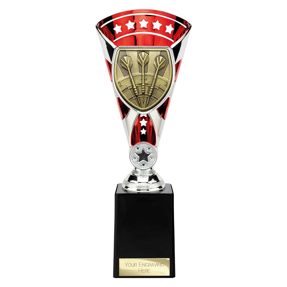 Cobra Star Cup Darts Silver & Red 255mm