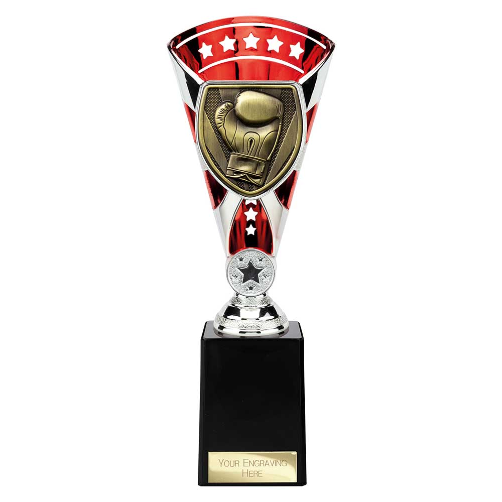 Cobra Star Cup Boxing Silver & Red 255mm