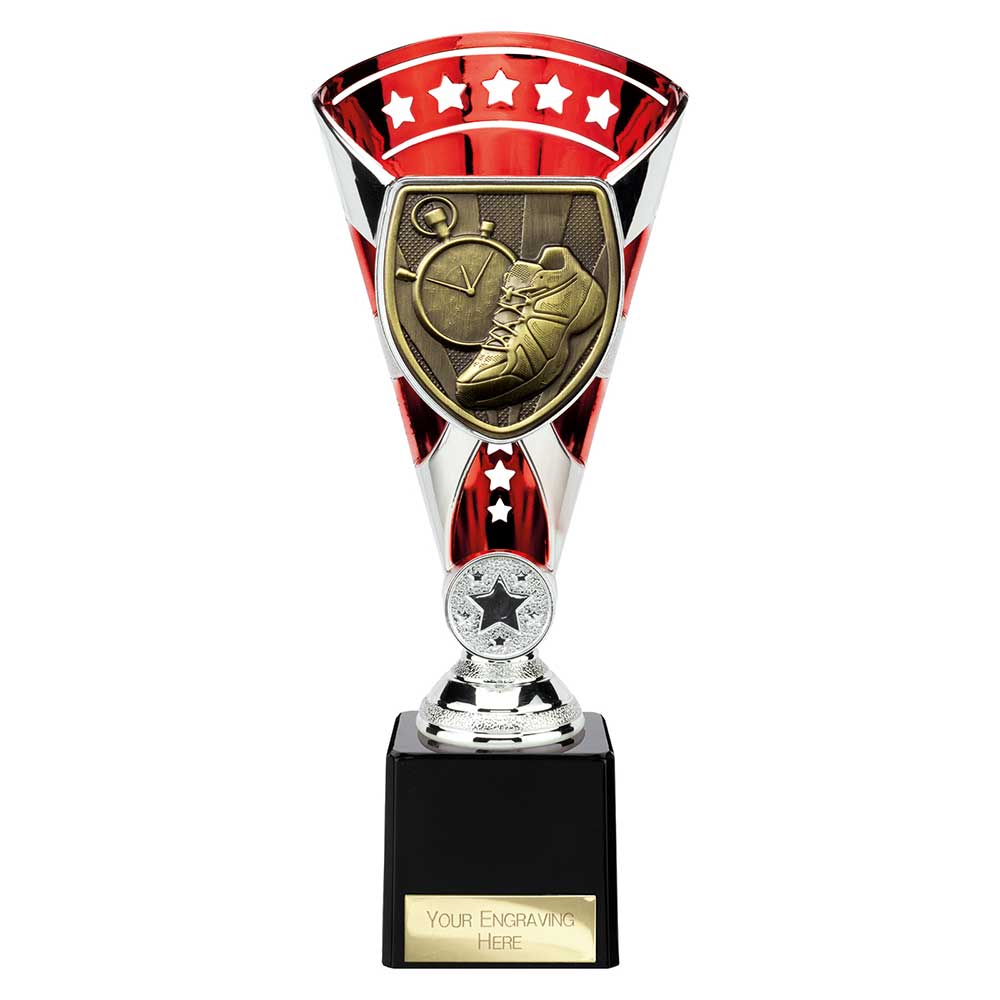 Cobra Star Cup Running Silver & Red 230mm