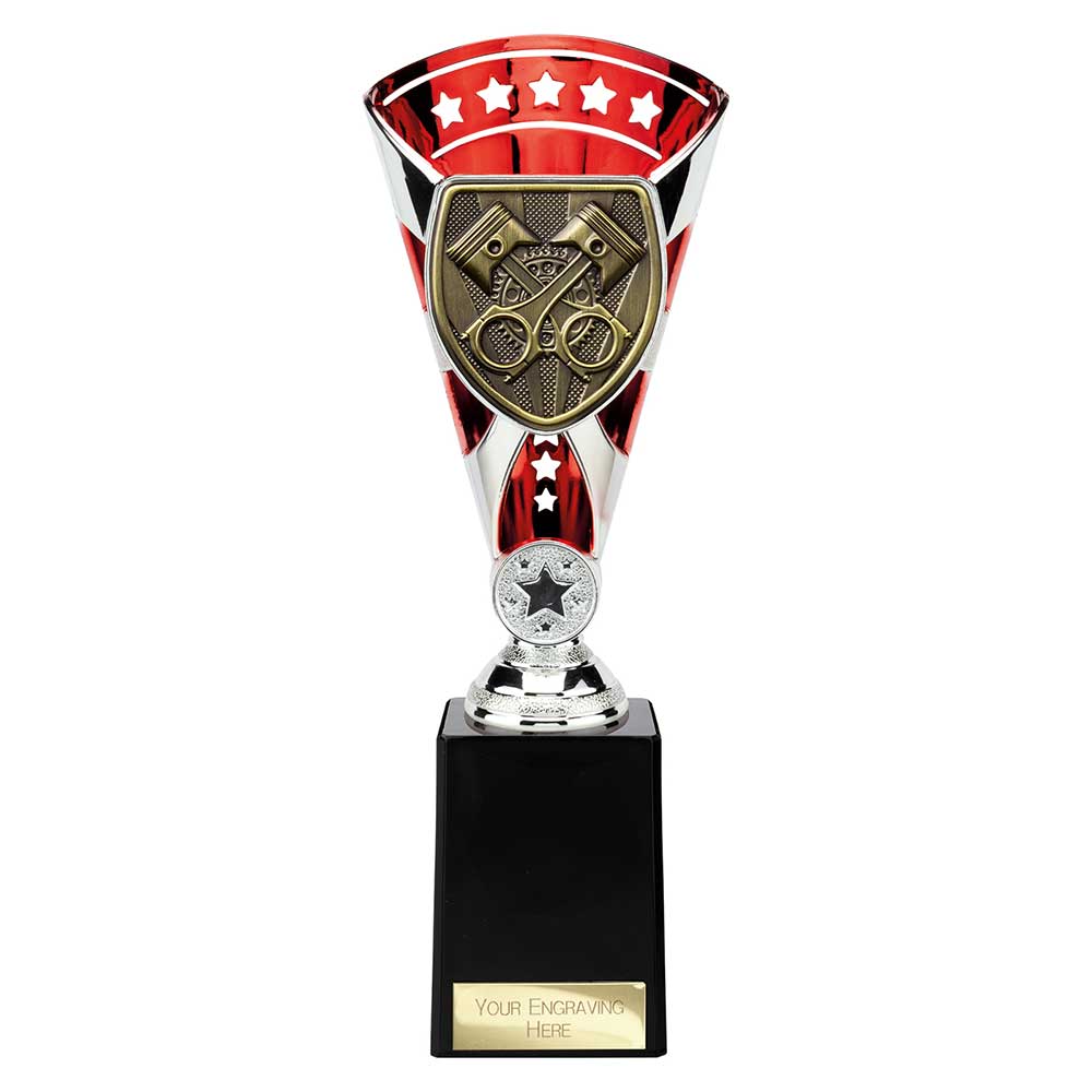 Cobra Star Cup Motorsport Piston Silver & Red 255mm