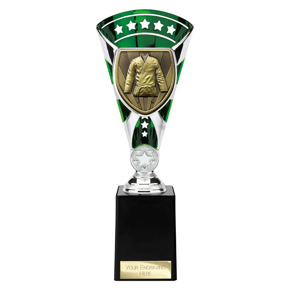Cobra Star Cup Martial Arts Gee Silver & Green 255mm