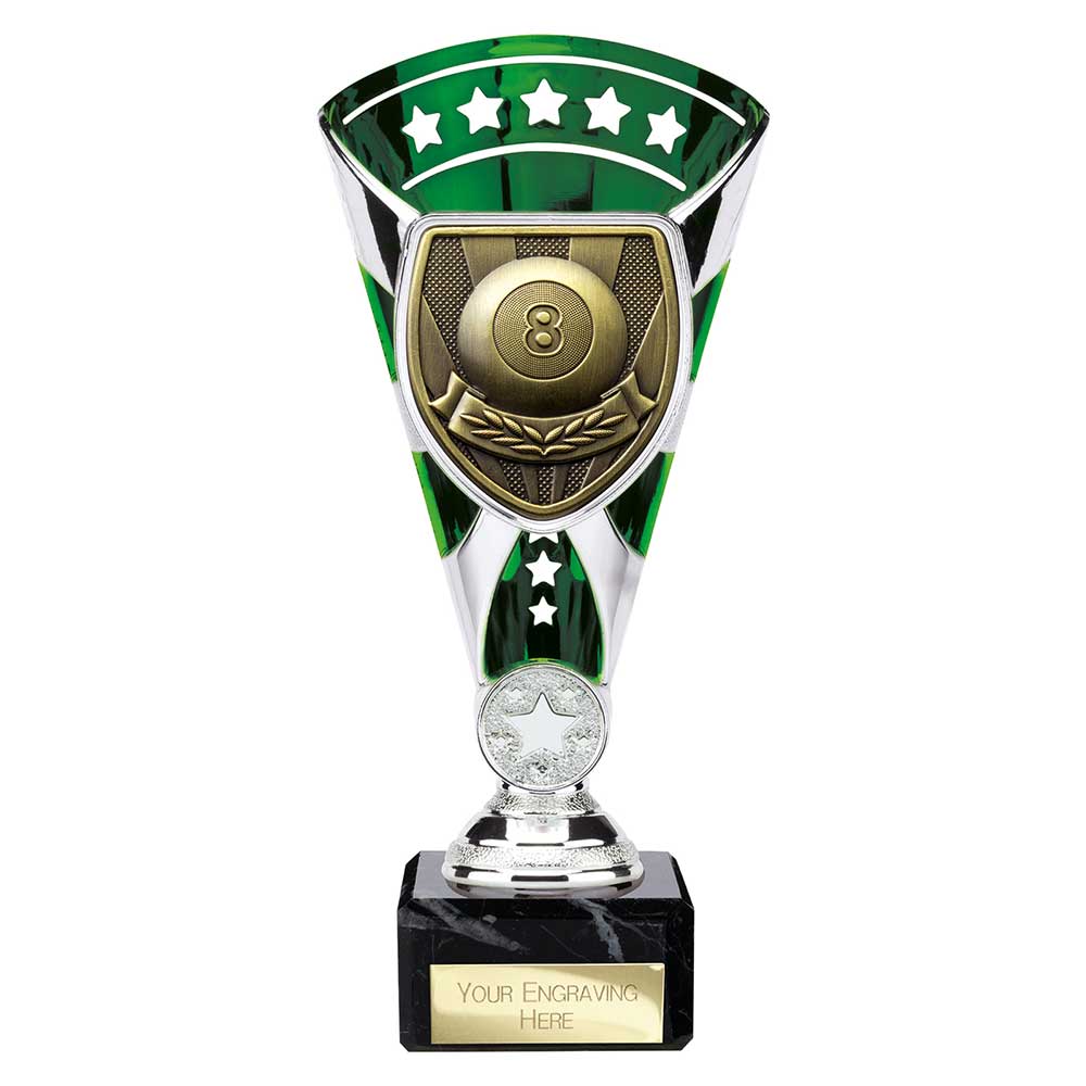 Cobra Star Cup Pool Silver & Green 210mm