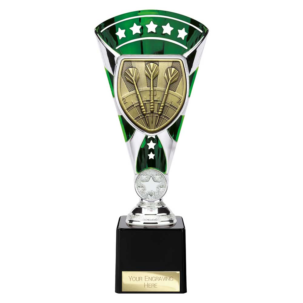 Cobra Star Cup Darts Silver & Green 230mm