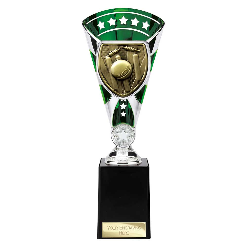 Cobra Star Cup Cricket Silver & Green 255mm