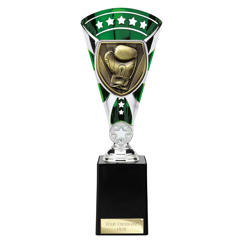 Cobra Star Cup Boxing Silver & Green 255mm