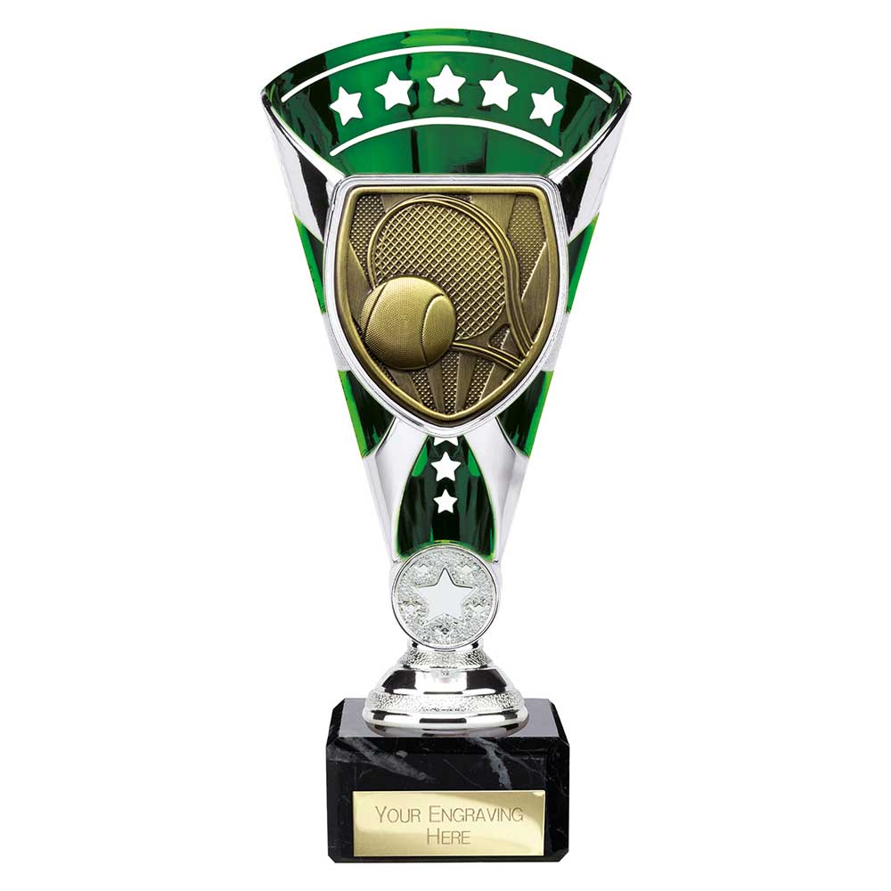 Cobra Star Cup Tennis Silver & Green 210mm