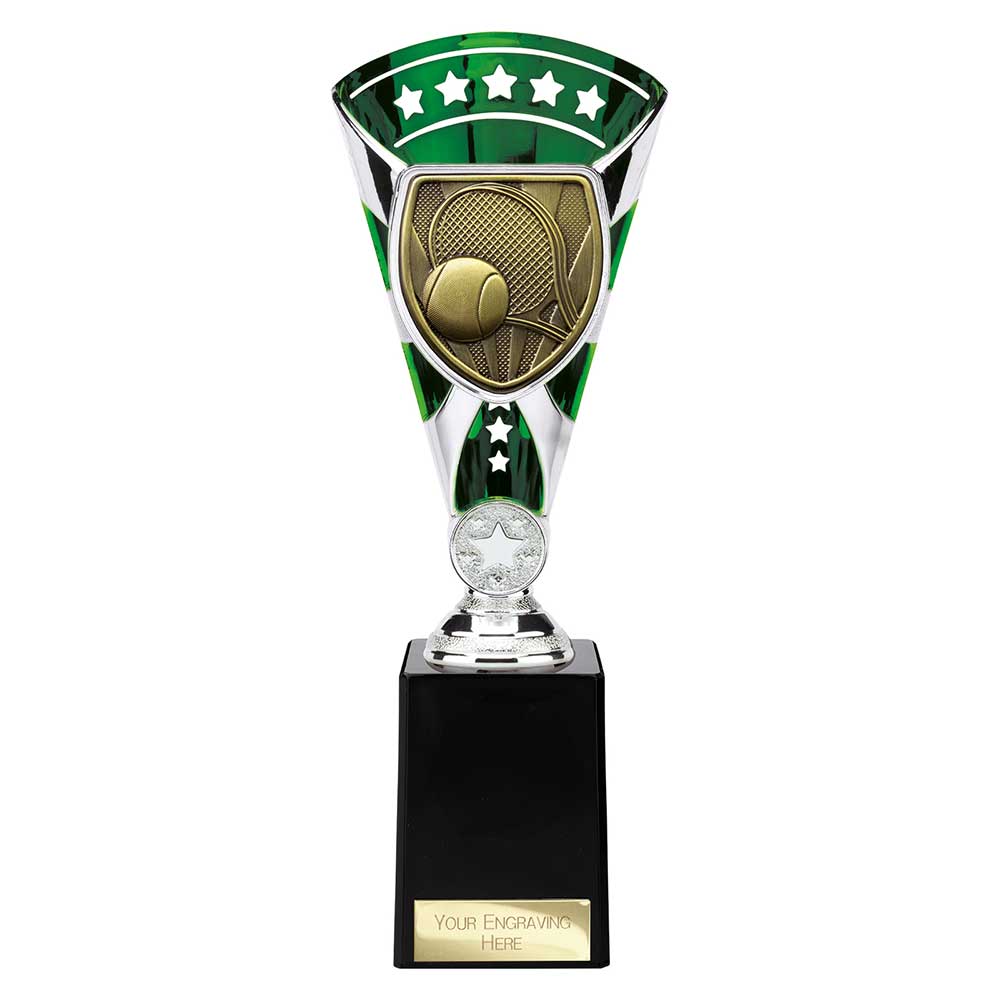 Cobra Star Cup Tennis Silver & Green 255mm