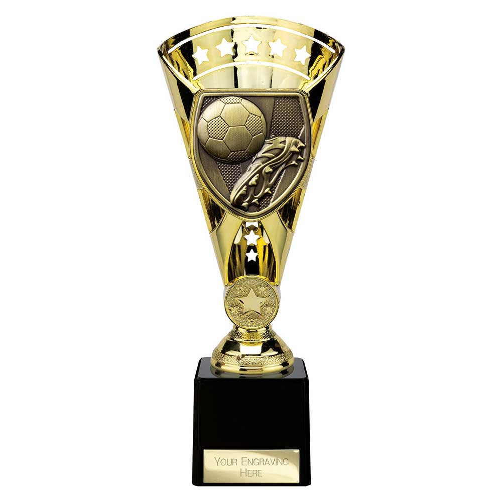 Cobra Star Cup Football Boot & Ball Gold 230mm
