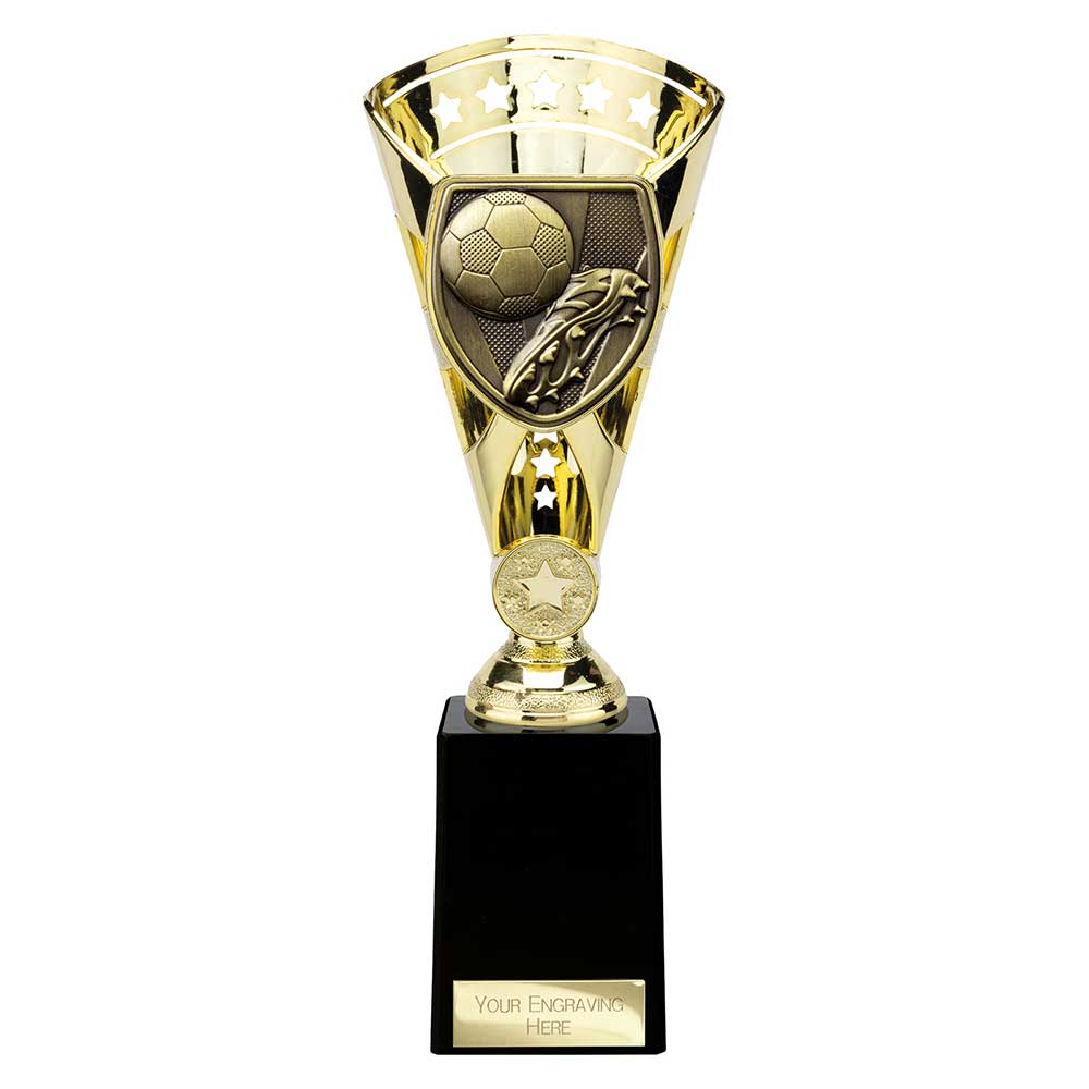 Cobra Star Cup Football Boot & Ball Gold 255mm