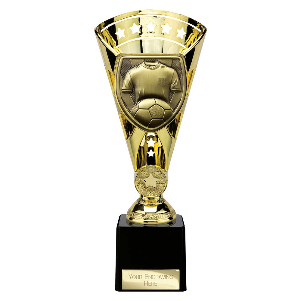 Cobra Star Cup Football Shirt & Ball Gold 230mm