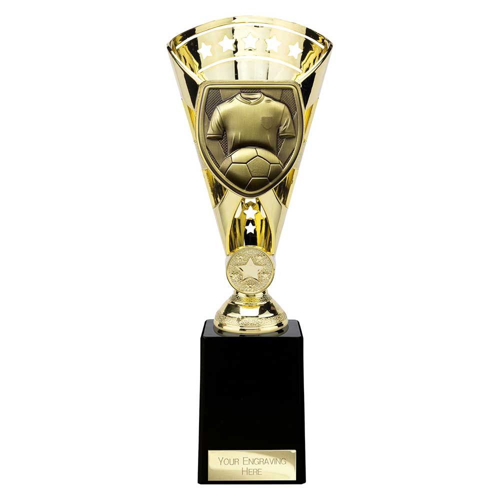Cobra Star Cup Football Shirt & Ball Gold 255mm