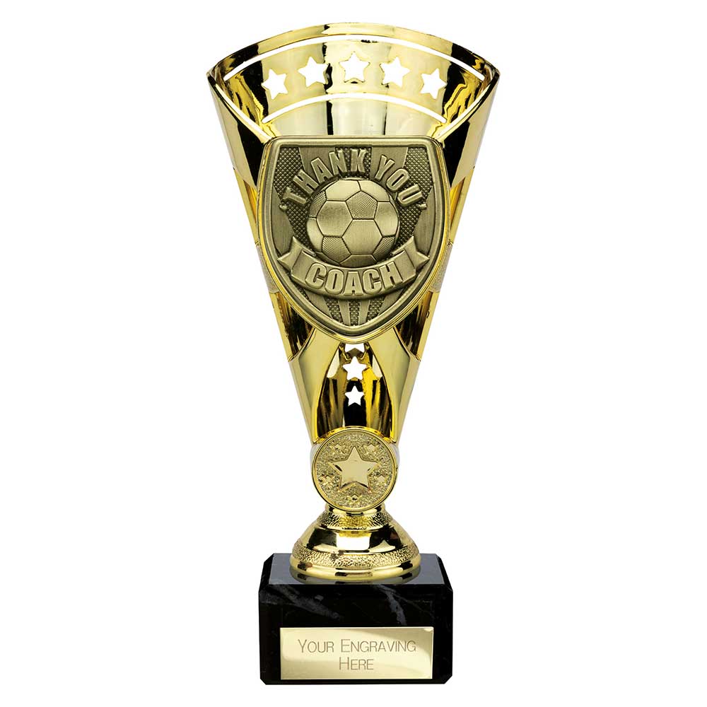 Cobra Star Cup Thank you Coach Gold 210mm