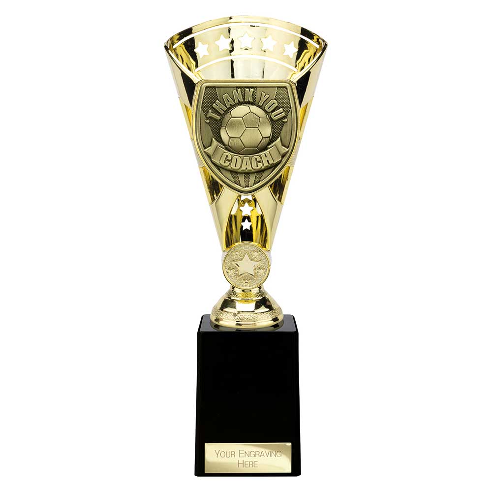 Cobra Star Cup Thank you Coach Gold 255mm