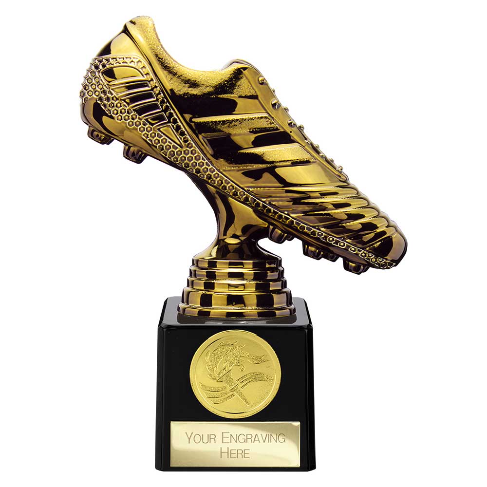 Fusion Viper Legend Football Boot Black & Gold 165mm