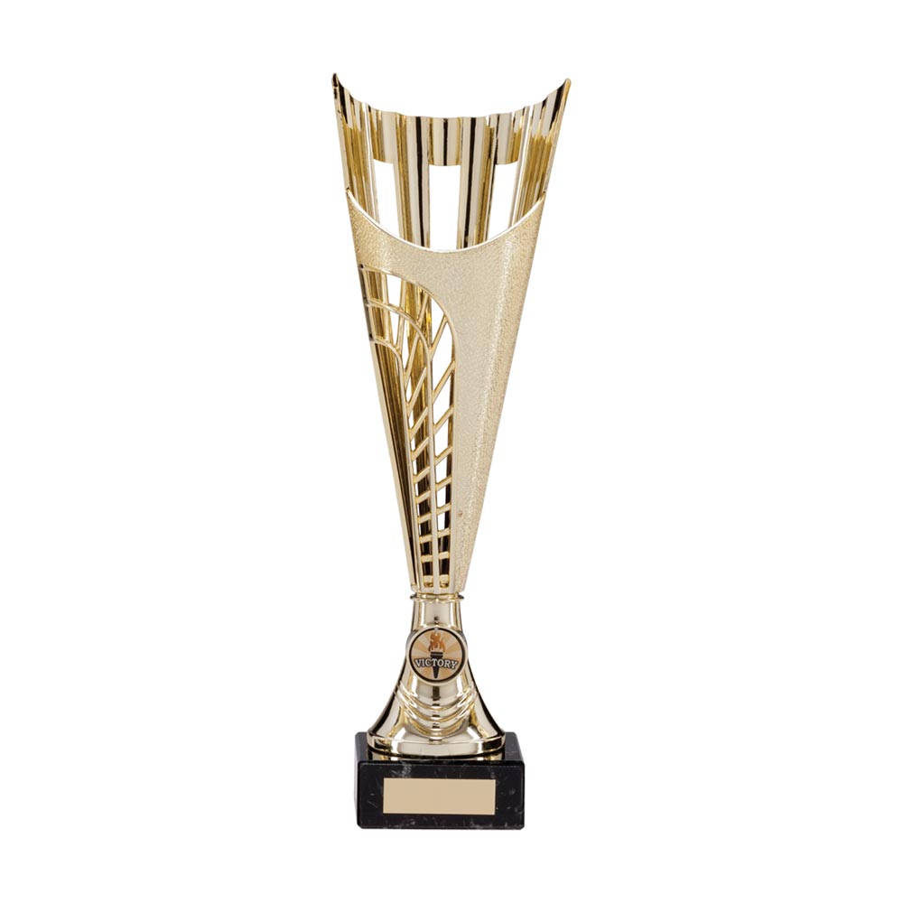 Garrison Plastic Laser Cut Cup Gold 335mm