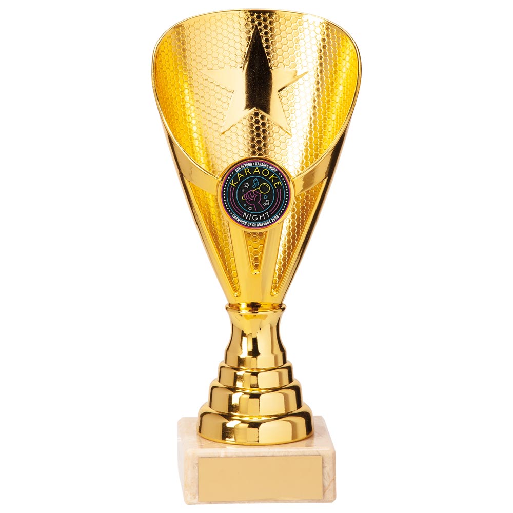 Rising Stars Premium Plastic Trophy Gold 175mm