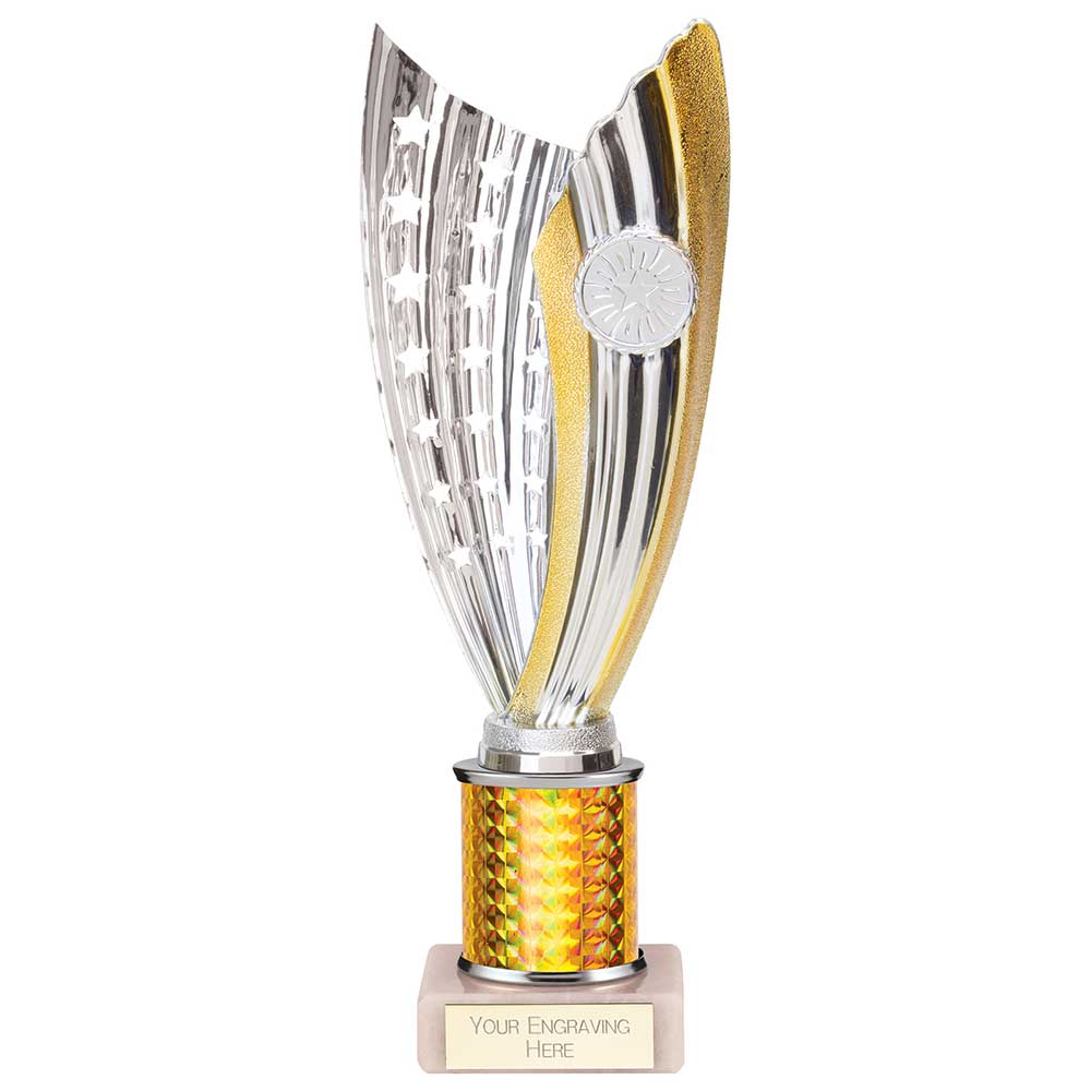 Glamstar Plastic Trophy Gold 240mm
