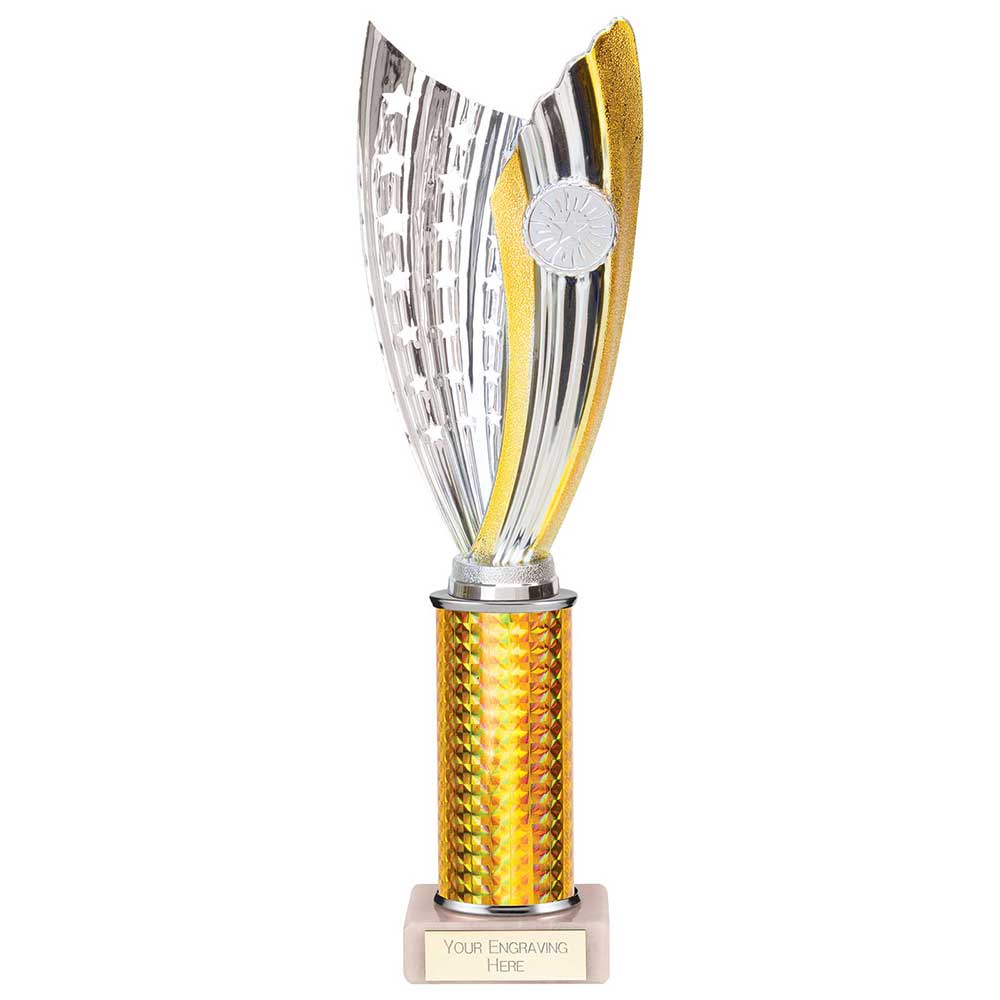 Glamstar Plastic Trophy Gold 315mm