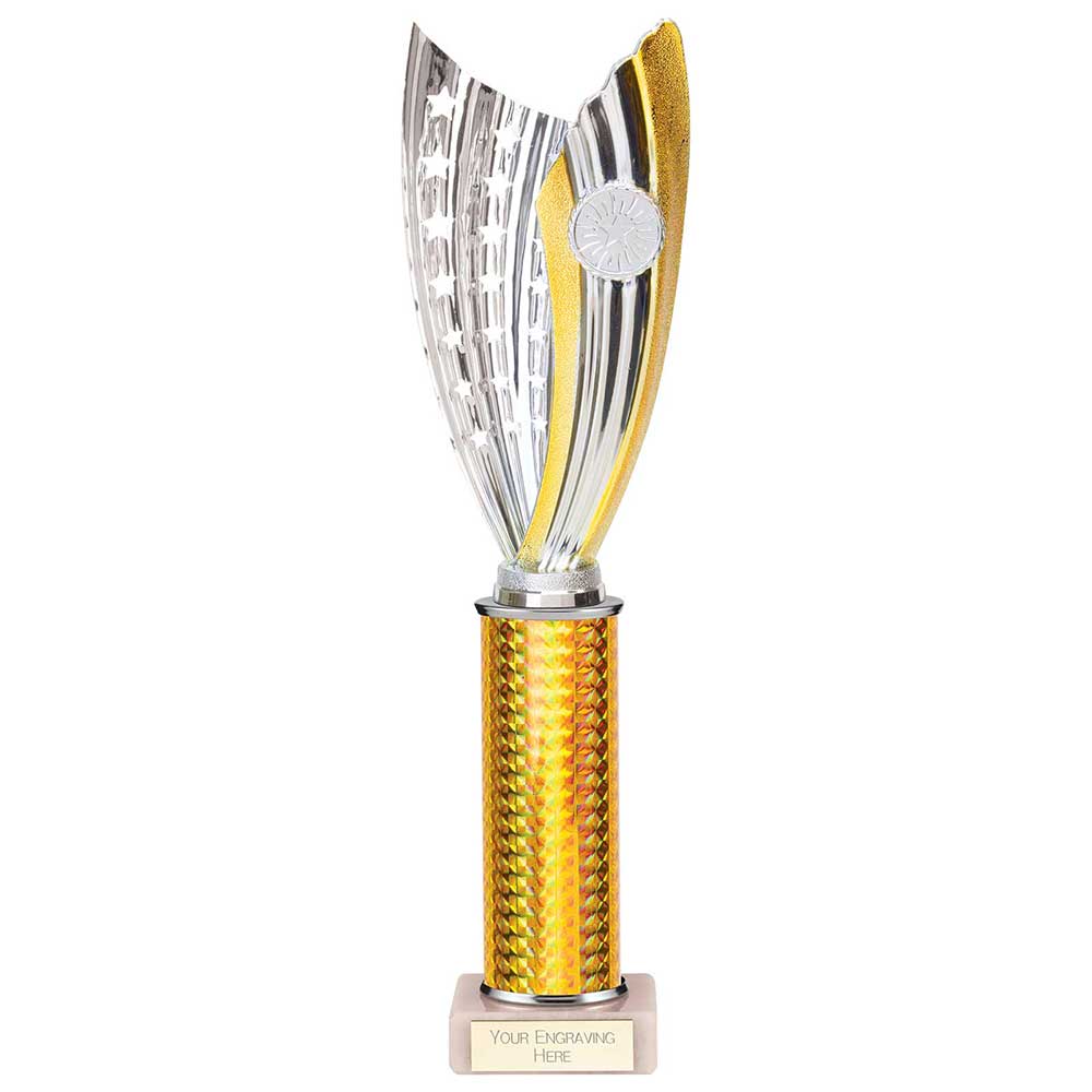 Glamstar Plastic Trophy Gold 340mm