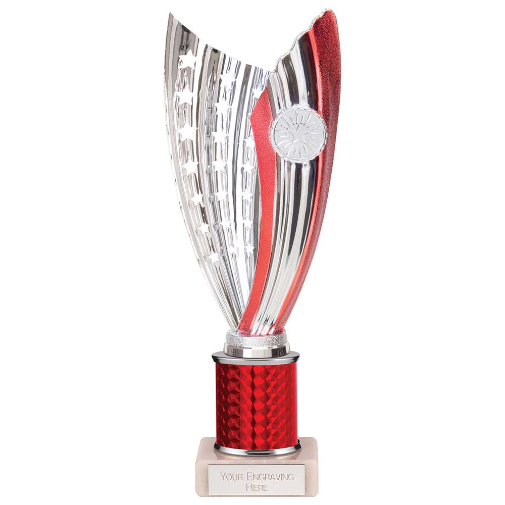 Glamstar Plastic Trophy Red 240mm