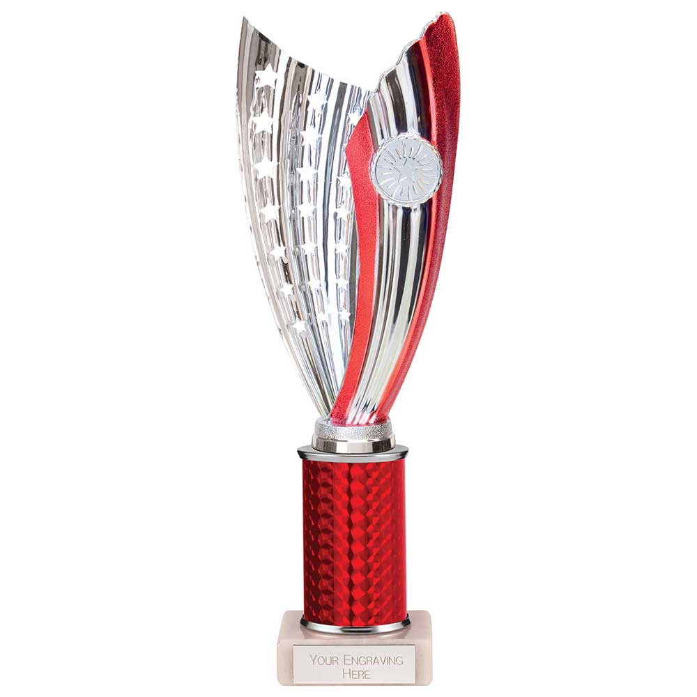 Glamstar Plastic Trophy Red 290mm