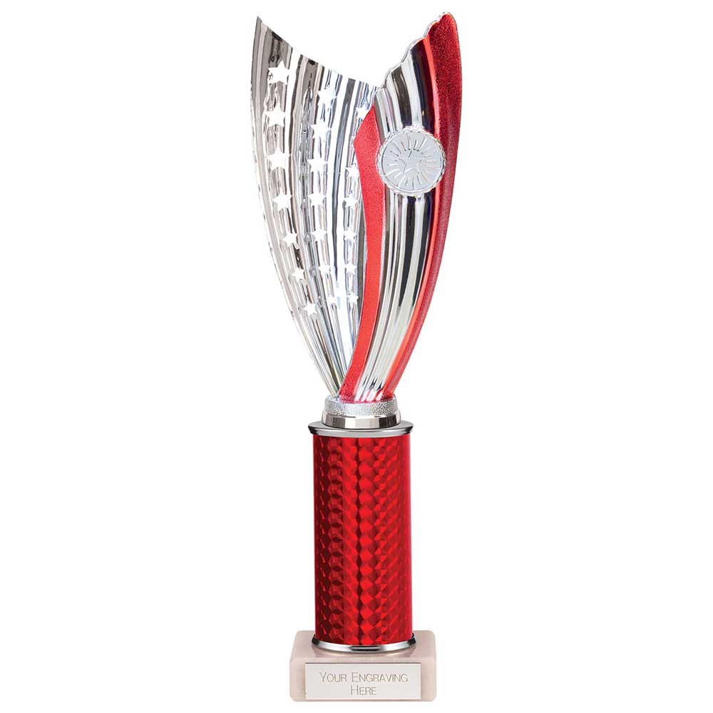 Glamstar Plastic Trophy Red 315mm
