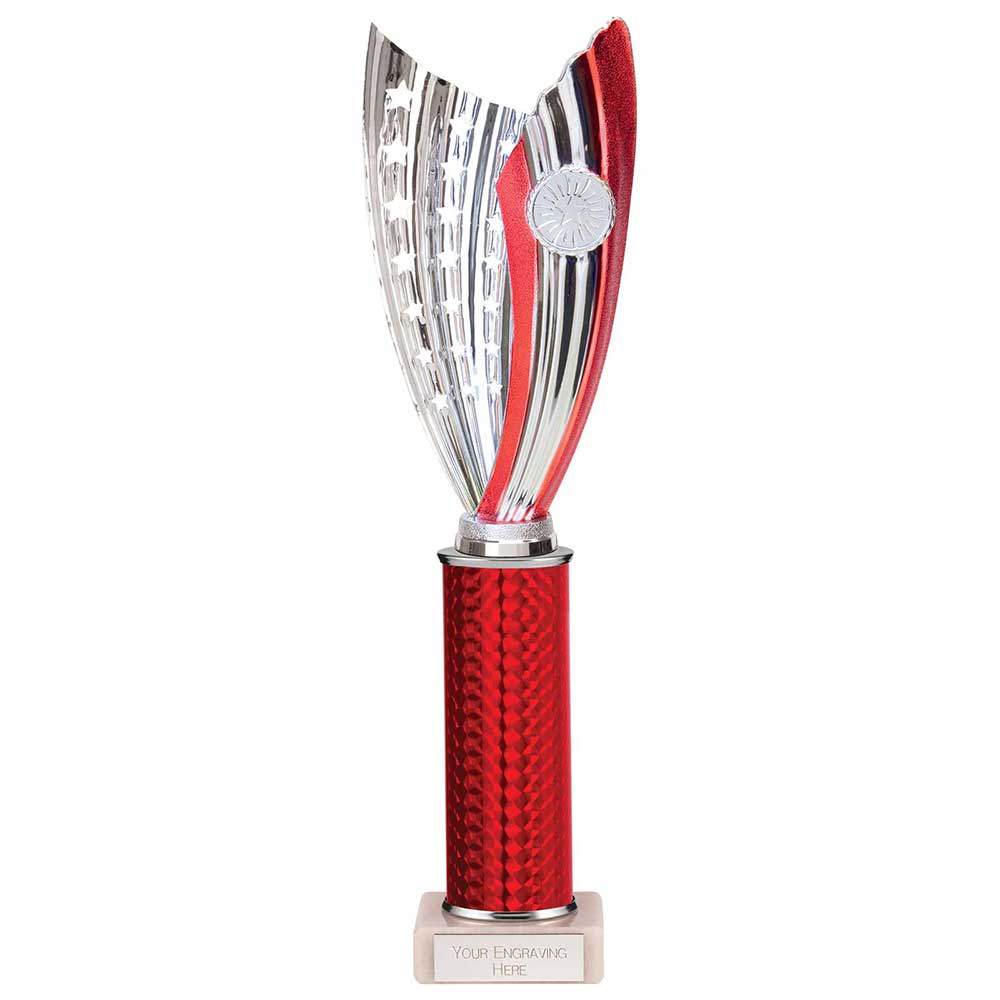 Glamstar Plastic Trophy Red 340mm