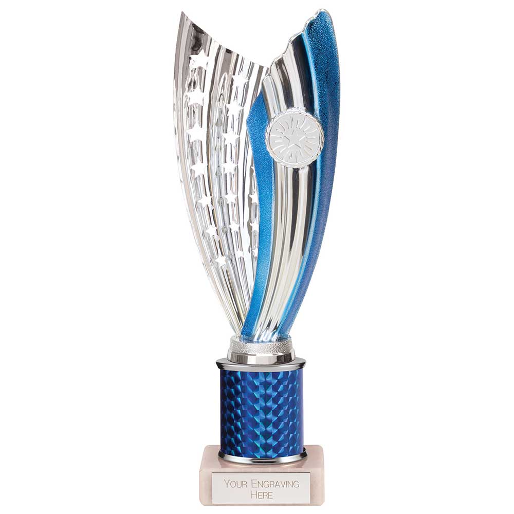 Glamstar Plastic Trophy Blue 240mm