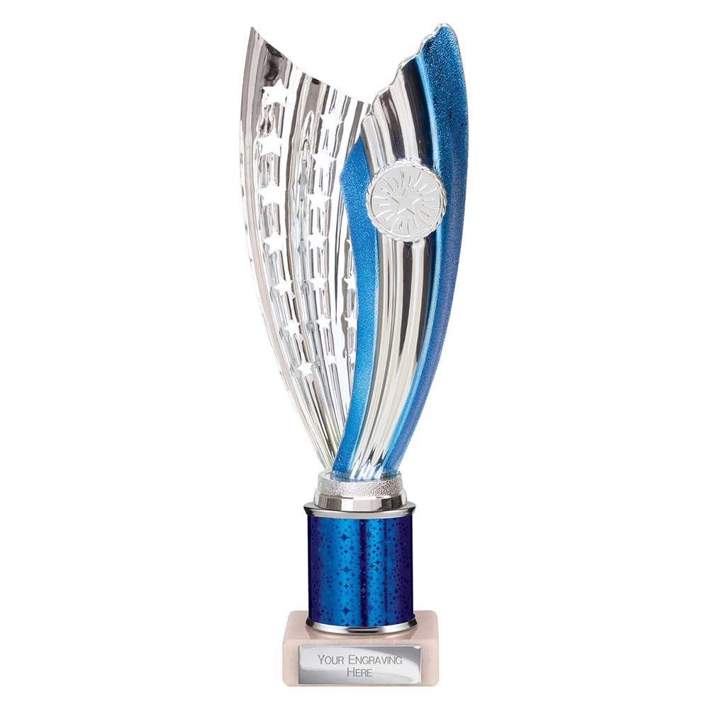 Glamstar Plastic Trophy Blue 290mm