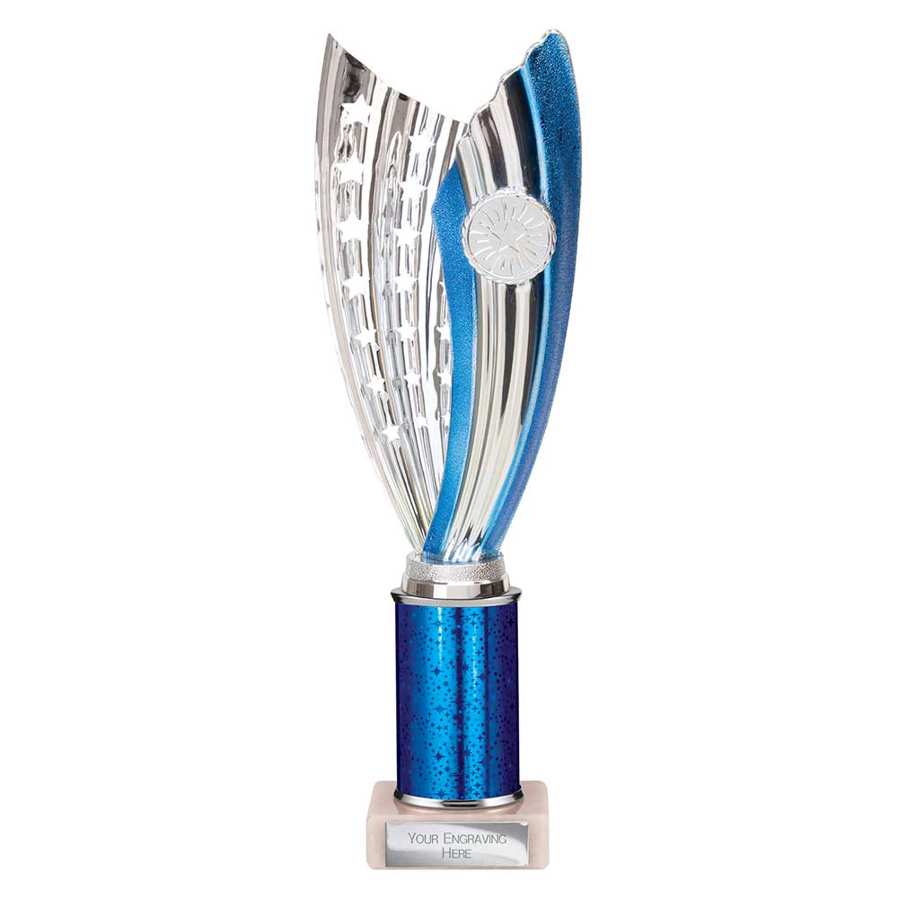 Glamstar Plastic Trophy Blue 315mm