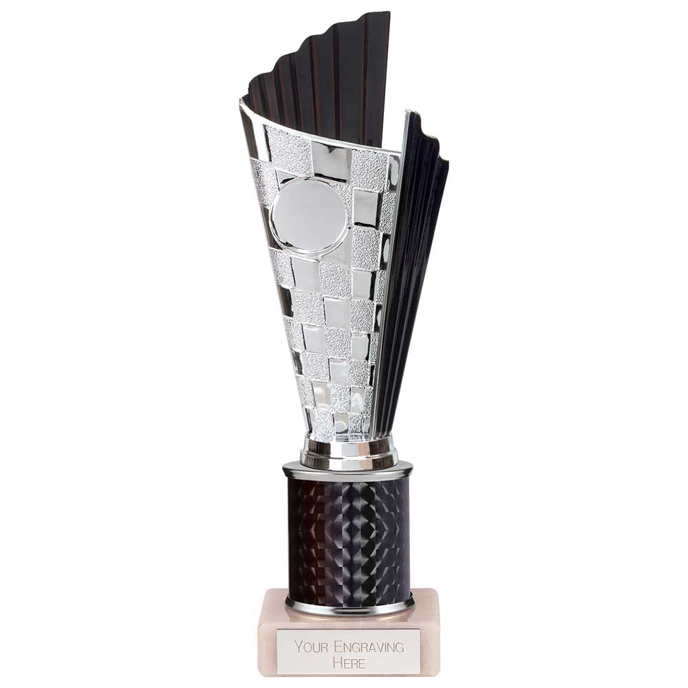 Flash Plastic Trophy Black 220mm
