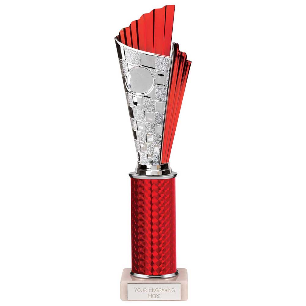 Flash Plastic Trophy Red 295mm