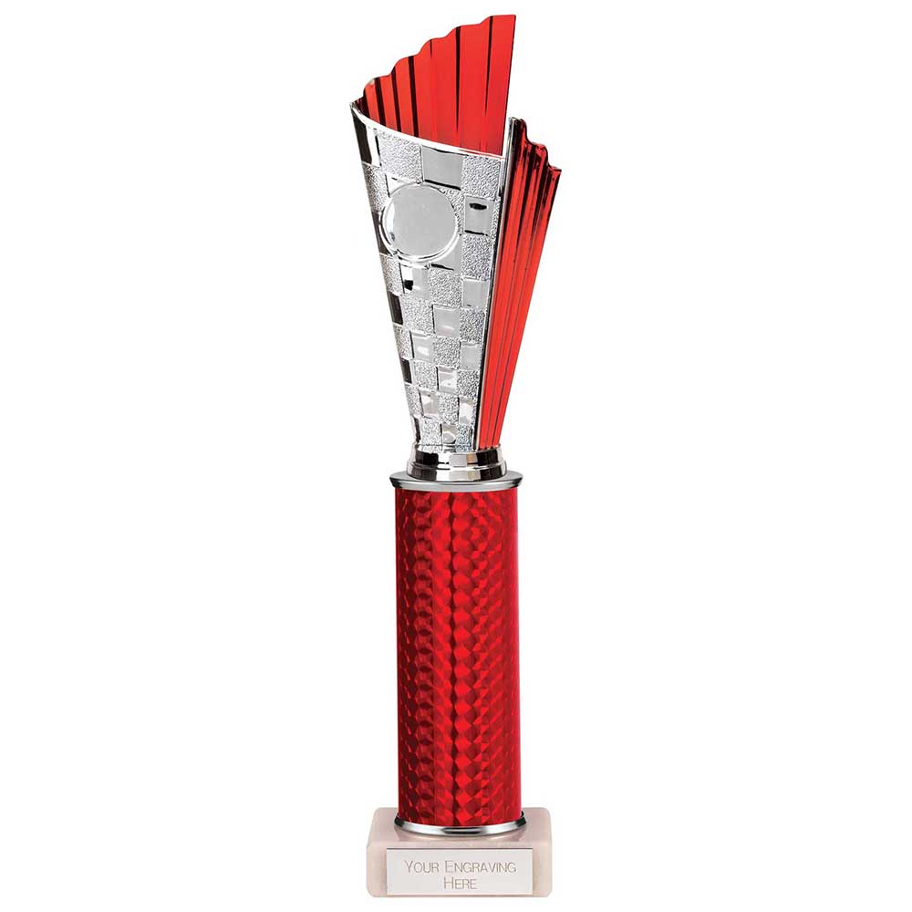 Flash Plastic Trophy Red 320mm