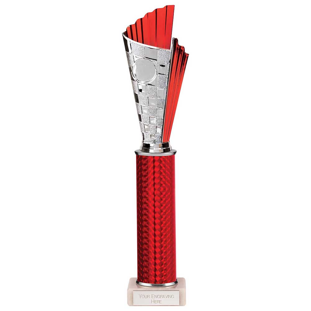 Flash Plastic Trophy Red 345mm