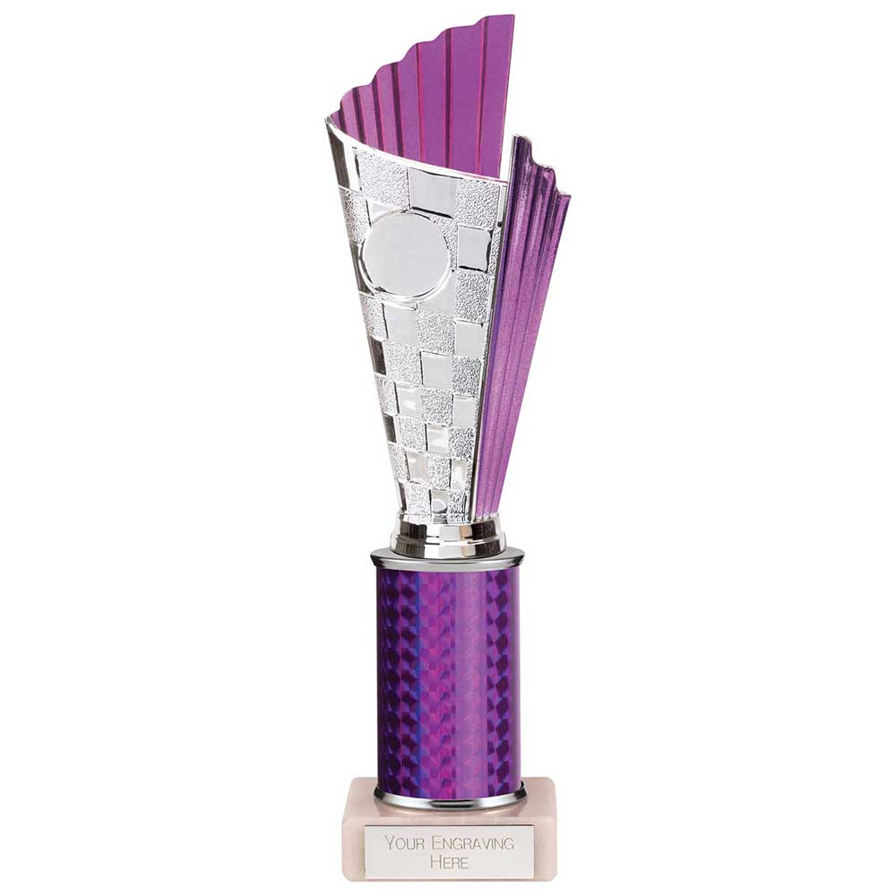 Flash Plastic Trophy Purple 270mm