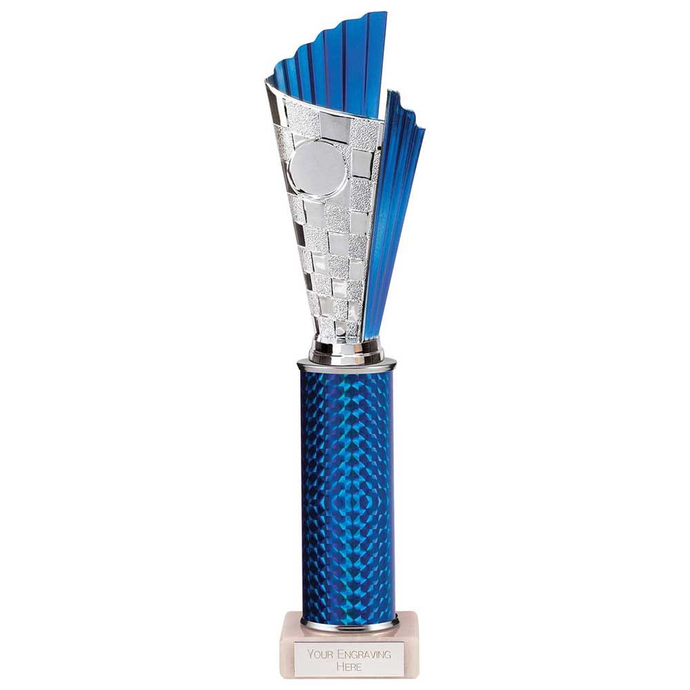 Flash Plastic Trophy Blue 320mm