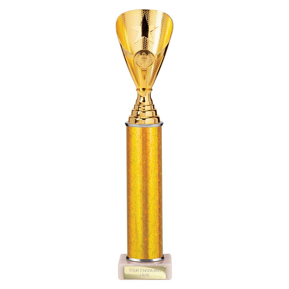 Rising Stars Plastic Trophy Gold 355mm