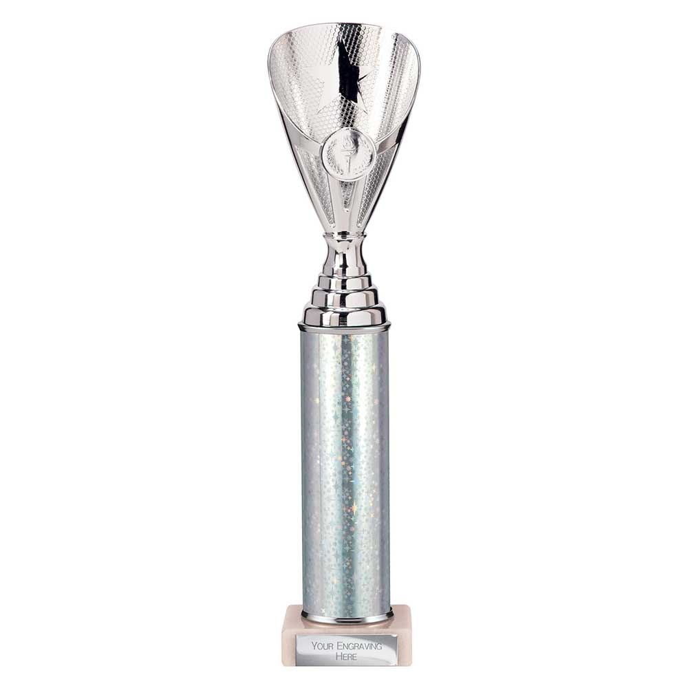 Rising Stars Plastic Trophy Silver 330mm