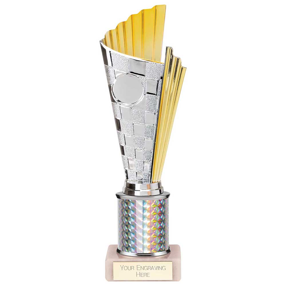 Flash Plastic Trophy Gold 245mm