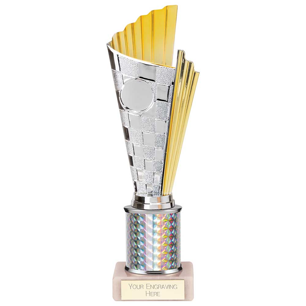 Flash Plastic Trophy Gold 220mm
