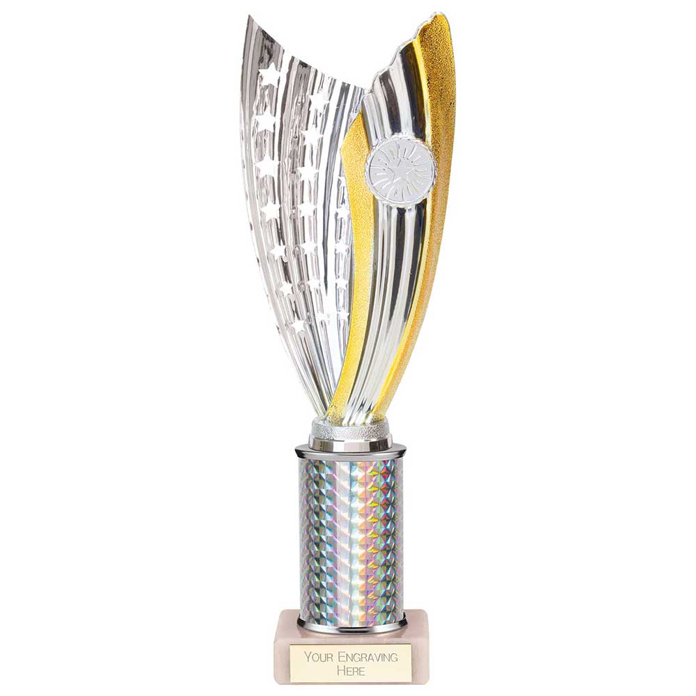 Glamstar Plastic Trophy Silver 290mm