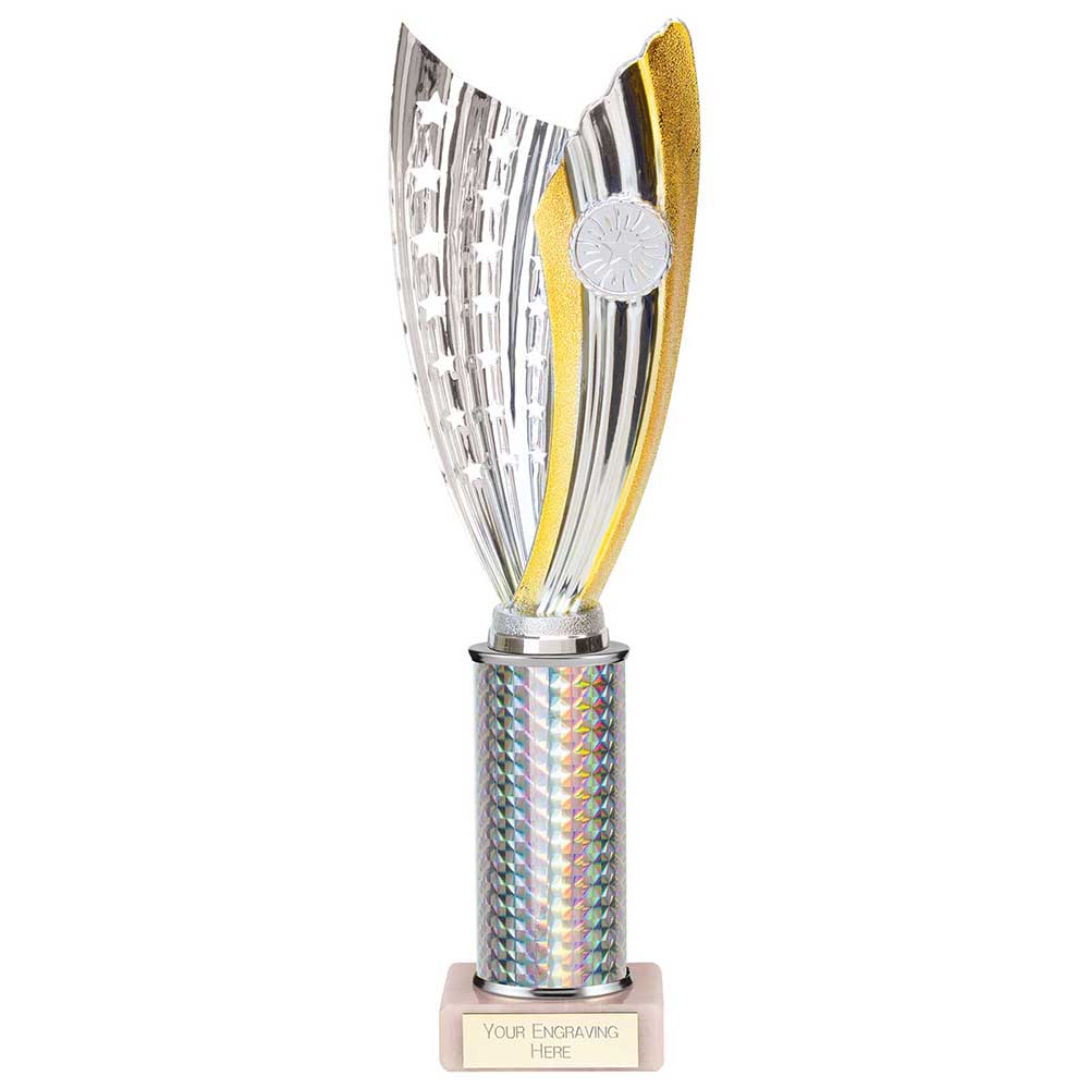 Glamstar Plastic Trophy Silver 315mm
