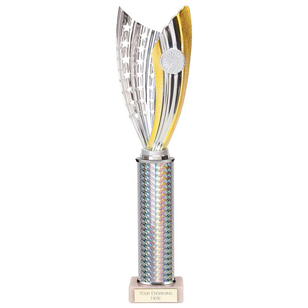 Glamstar Plastic Trophy Silver 365mm